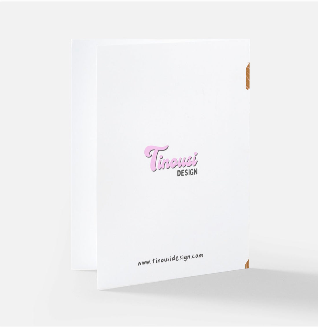 PREMIUM Taro Pattern Card and Matching Envelope