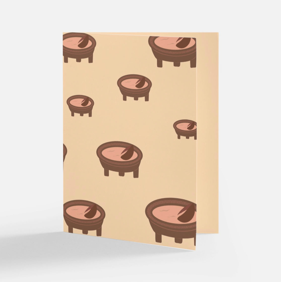 PREMIUM Kava Pattern Card and Matching Envelope