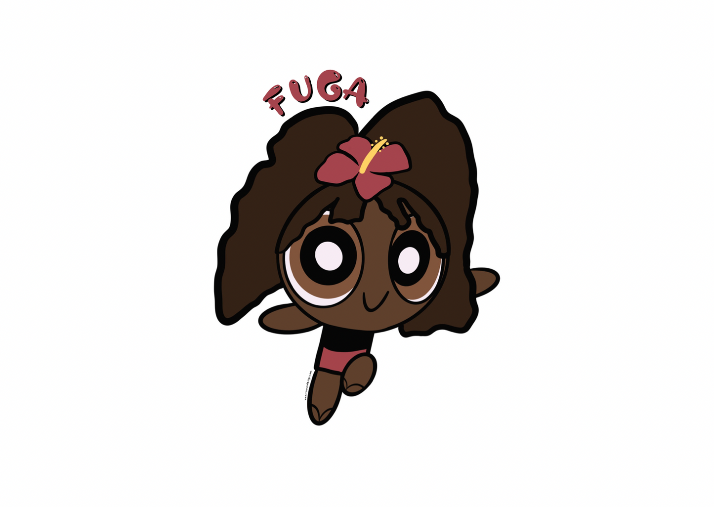 ‘The Polynesian Girls’ Sticker Set (4xStickers)