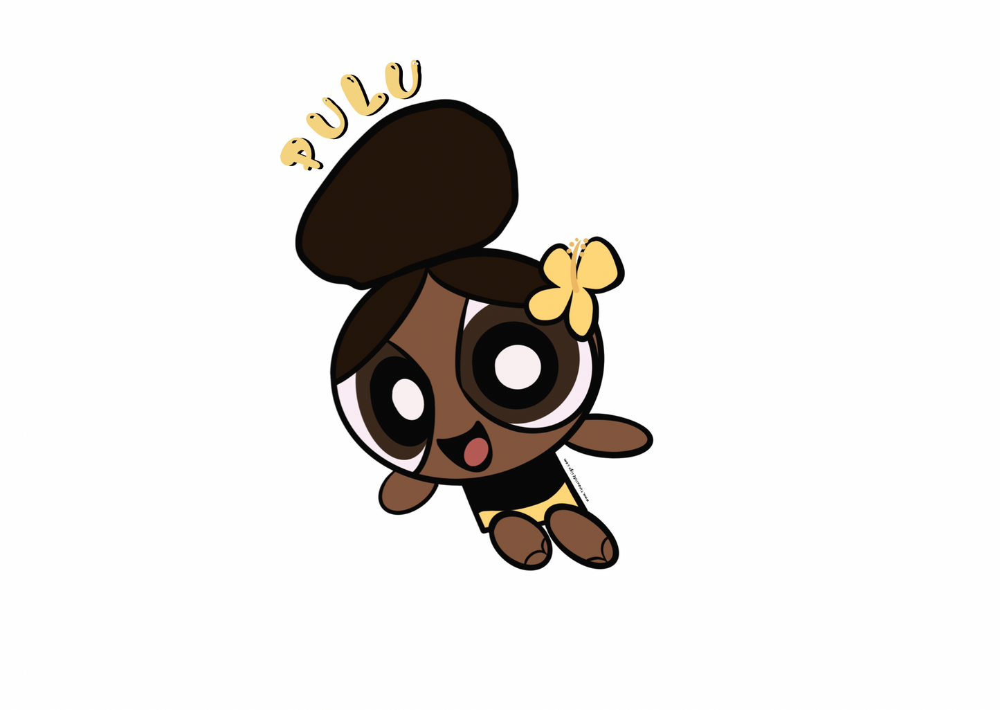 ‘The Polynesian Girls’ Sticker Set (4xStickers)