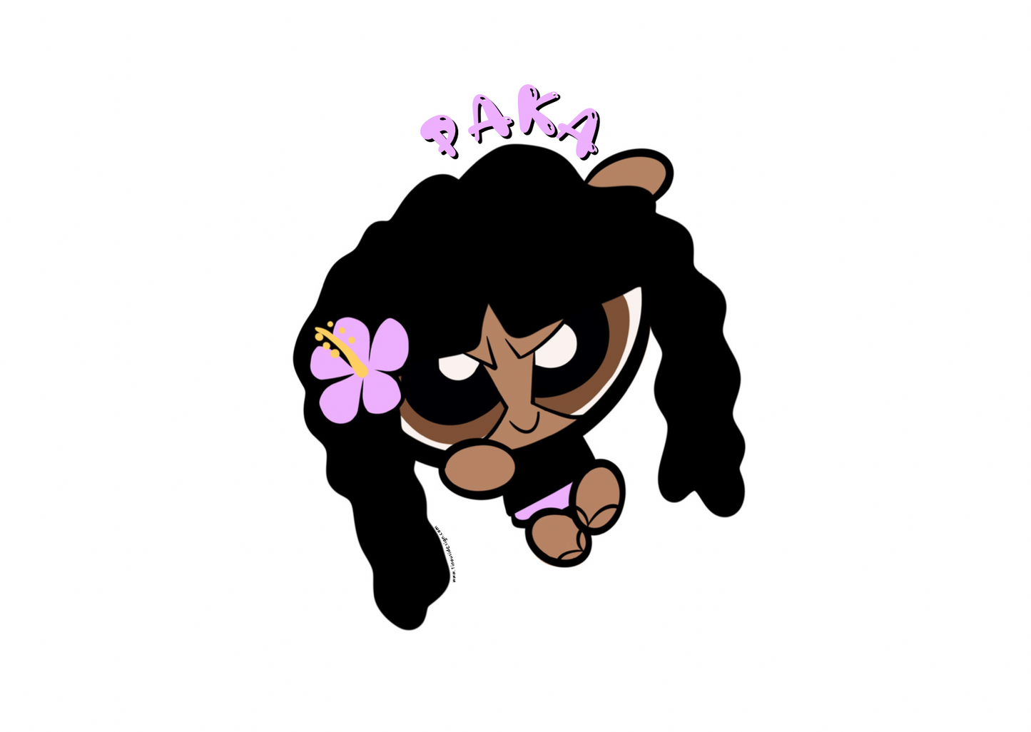 ‘The Polynesian Girls’ Sticker Set (4xStickers)