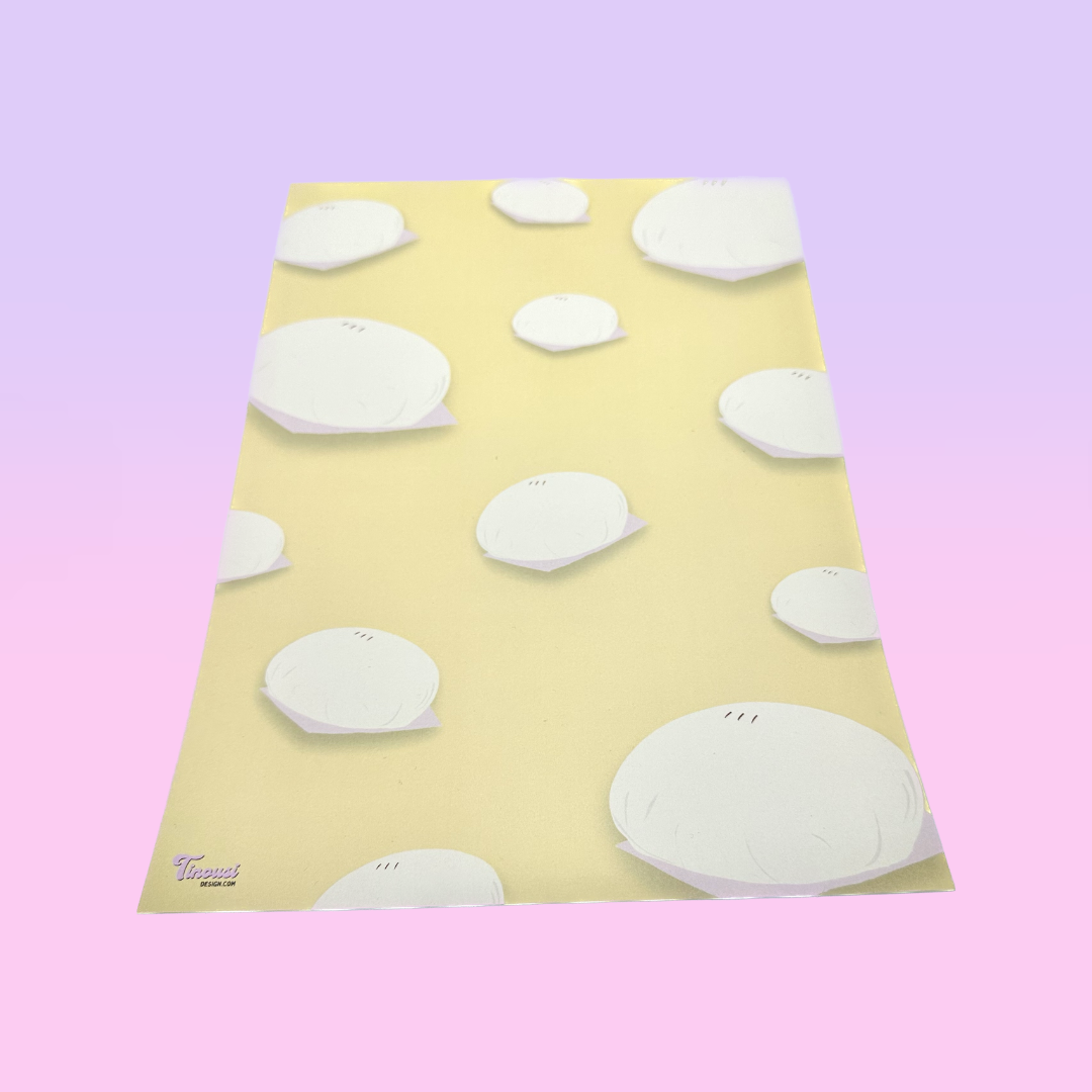 Pork Bun Set (1xPrint,3xcards,1xsticker)