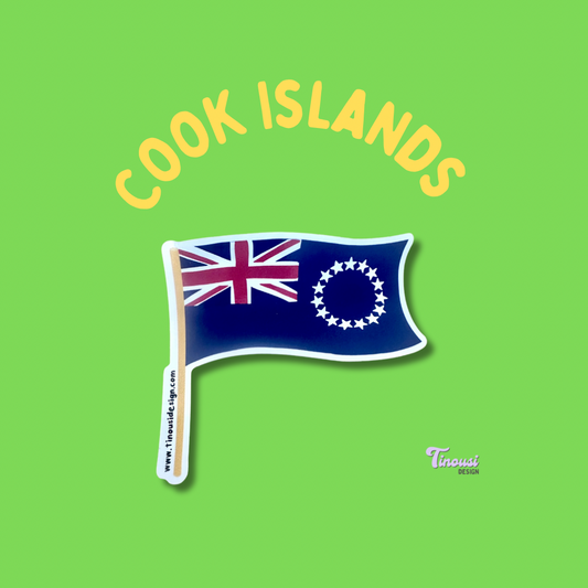Cook Islands 🇨🇰 Flag Sticker