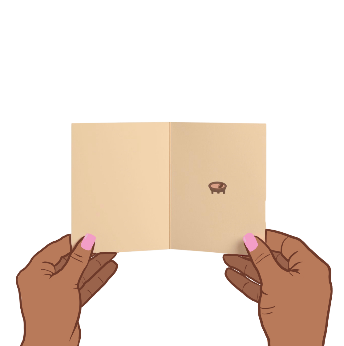 PREMIUM Kava Pattern Card and Matching Envelope