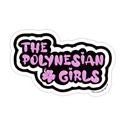 ‘The Polynesian Girls’ Sticker Set (4xStickers)