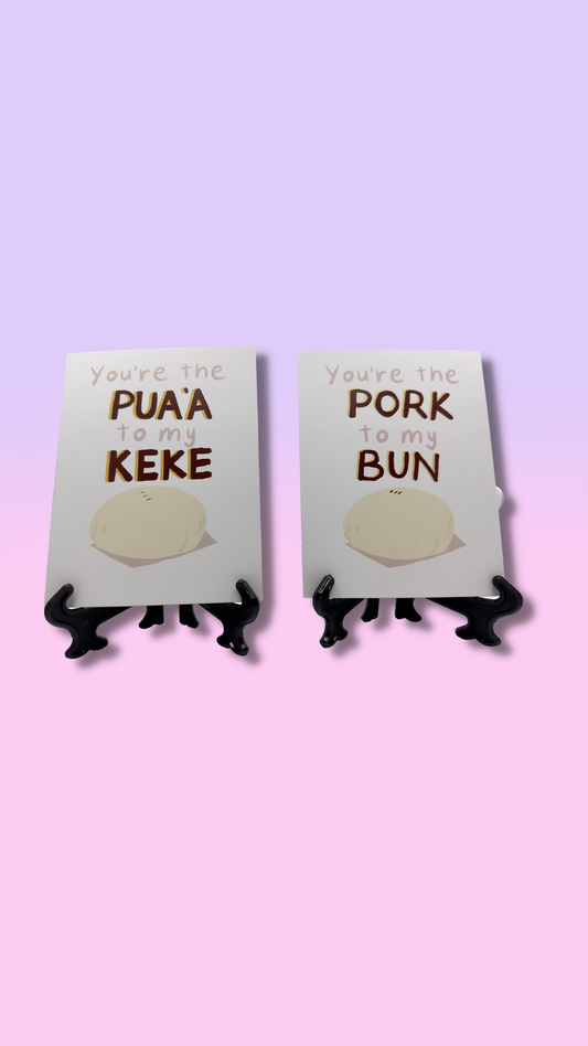Pork Bun Card Set (3xCards)