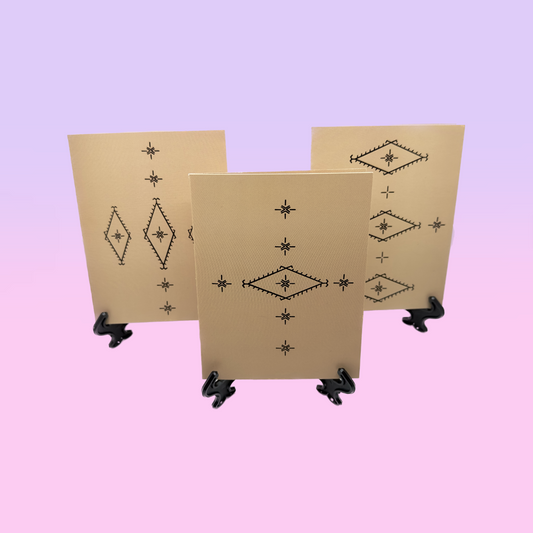 Malu Card Set - (3XCards of one colour)