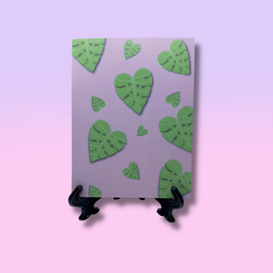Monstera Leaf Card Set (3xCards)