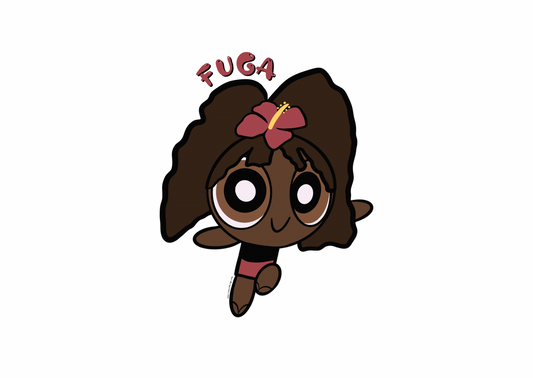 ‘The Polynesian Girls’ Sticker Set (4xStickers)
