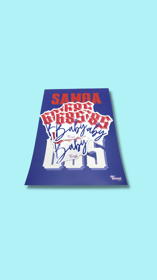 Samoa Mo Samoa A4 Print