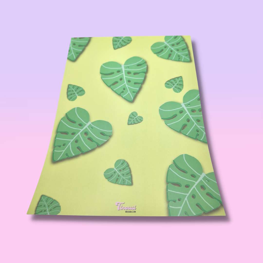 Monstera Leaf Print Set (3xPrints)