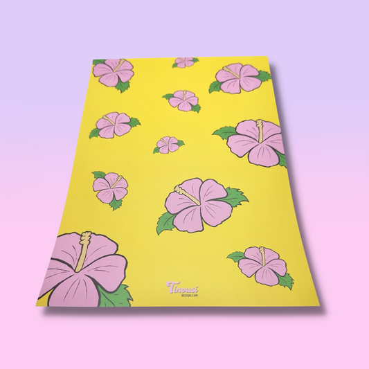 Pink Hibiscus Print (Single Print)