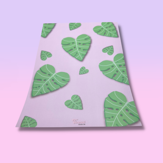 Monstera Leaf Print (Single Print)