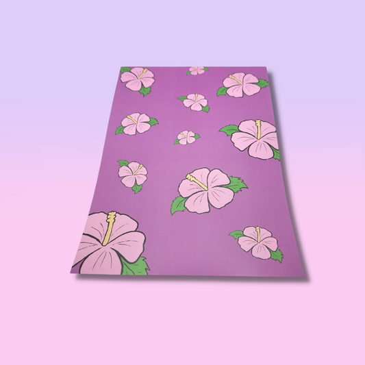 Pink Hibiscus Print (Single Print)