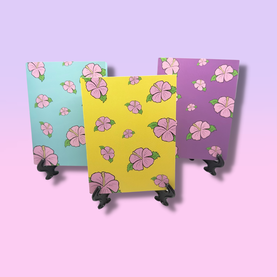 Pink Hibiscus Card Set (3xCards)
